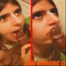 Ficou se achando a Mia K mas engoliu a gala volumosa com cara de nojo